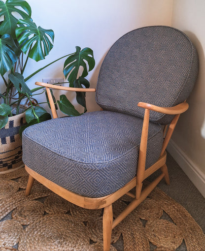 Ercol 203 seat and back cushions in Linwood Westray