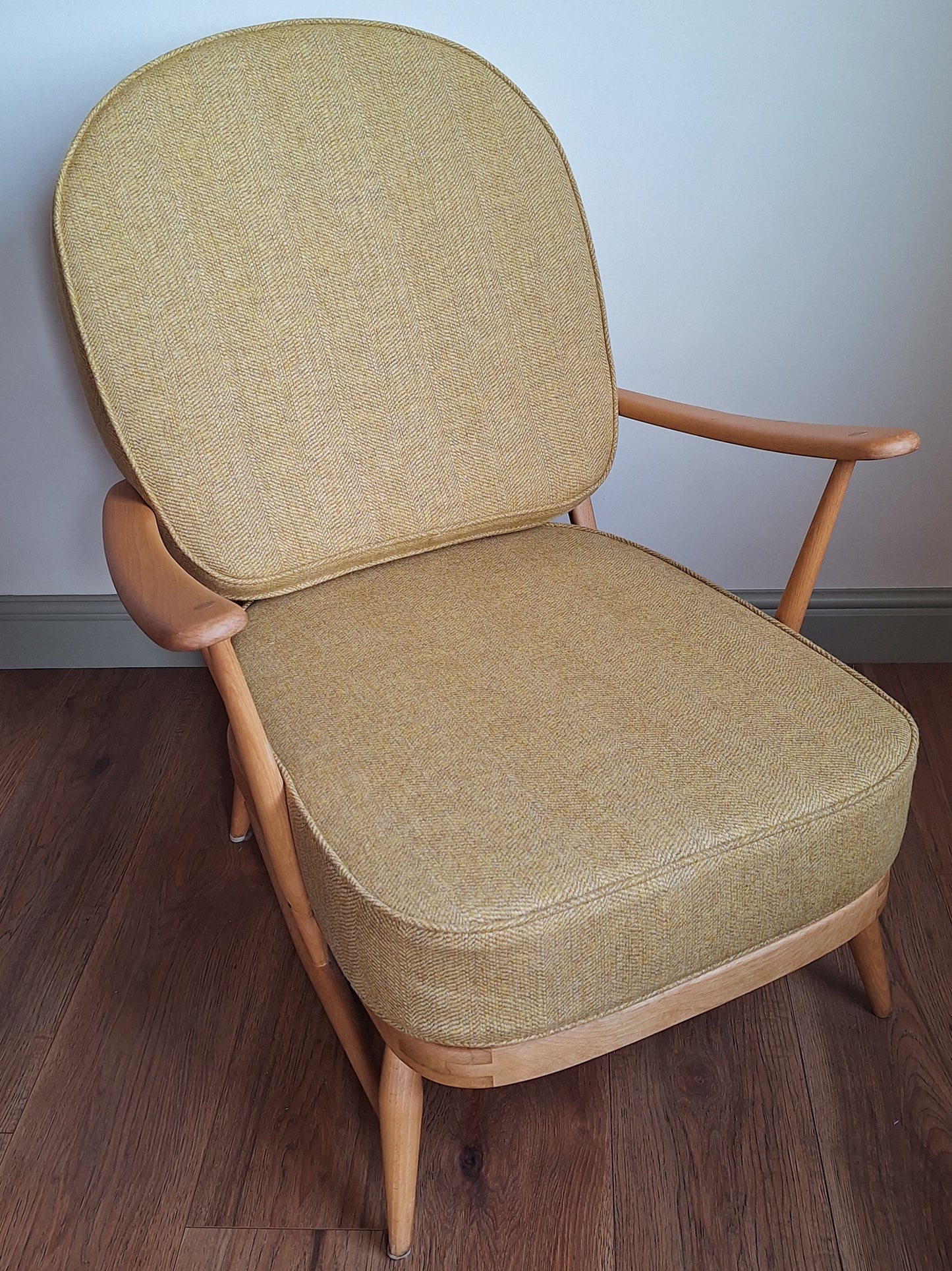 Ercol 203 seat and back cushions in 100% Wool Herringbone