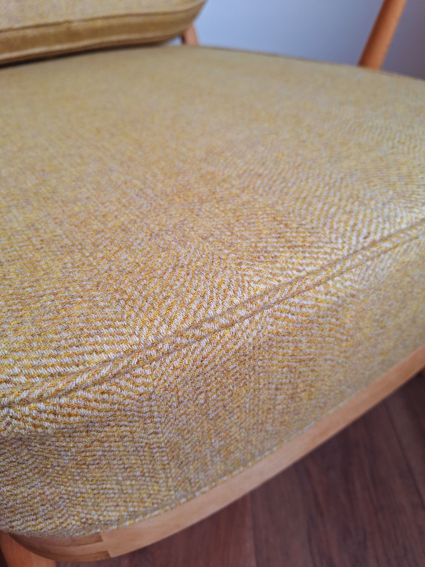 Ercol 203 seat and back cushions in 100% Wool Herringbone