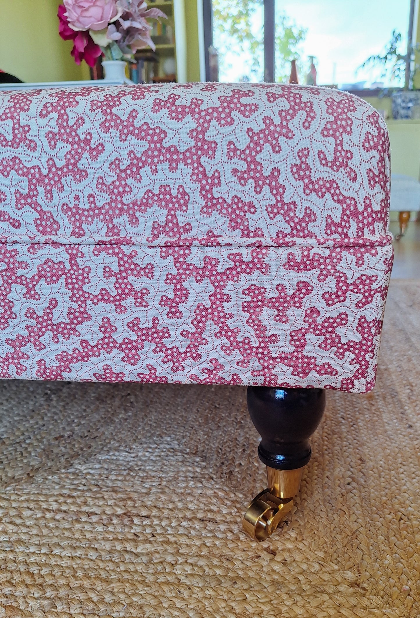 Classic Sanderson Truffle Ottoman