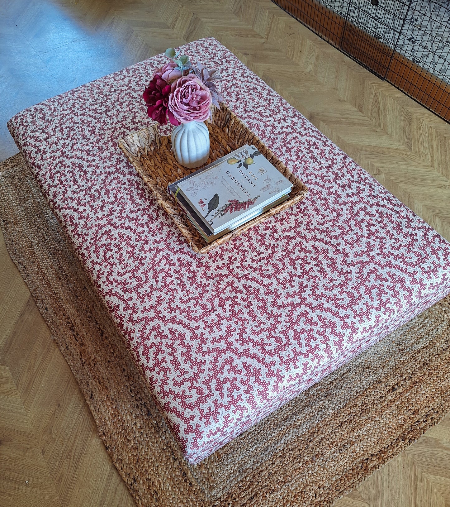 Classic Sanderson Truffle Ottoman
