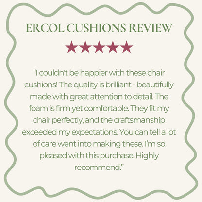 Ercol 203 seat and back cushions in 100% Wool Herringbone