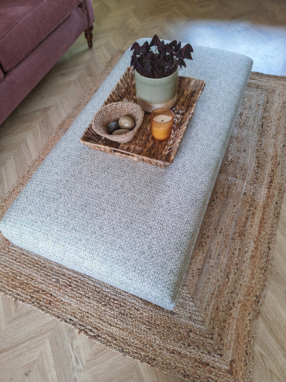 Classic Ottoman in James Hare Flori