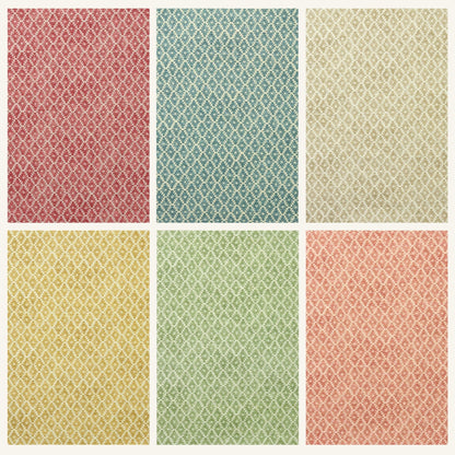 Calder Drum Stool — Geometric Linen