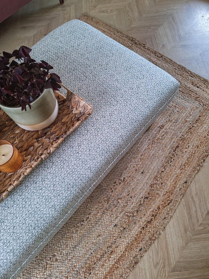 Classic Ottoman in James Hare Flori