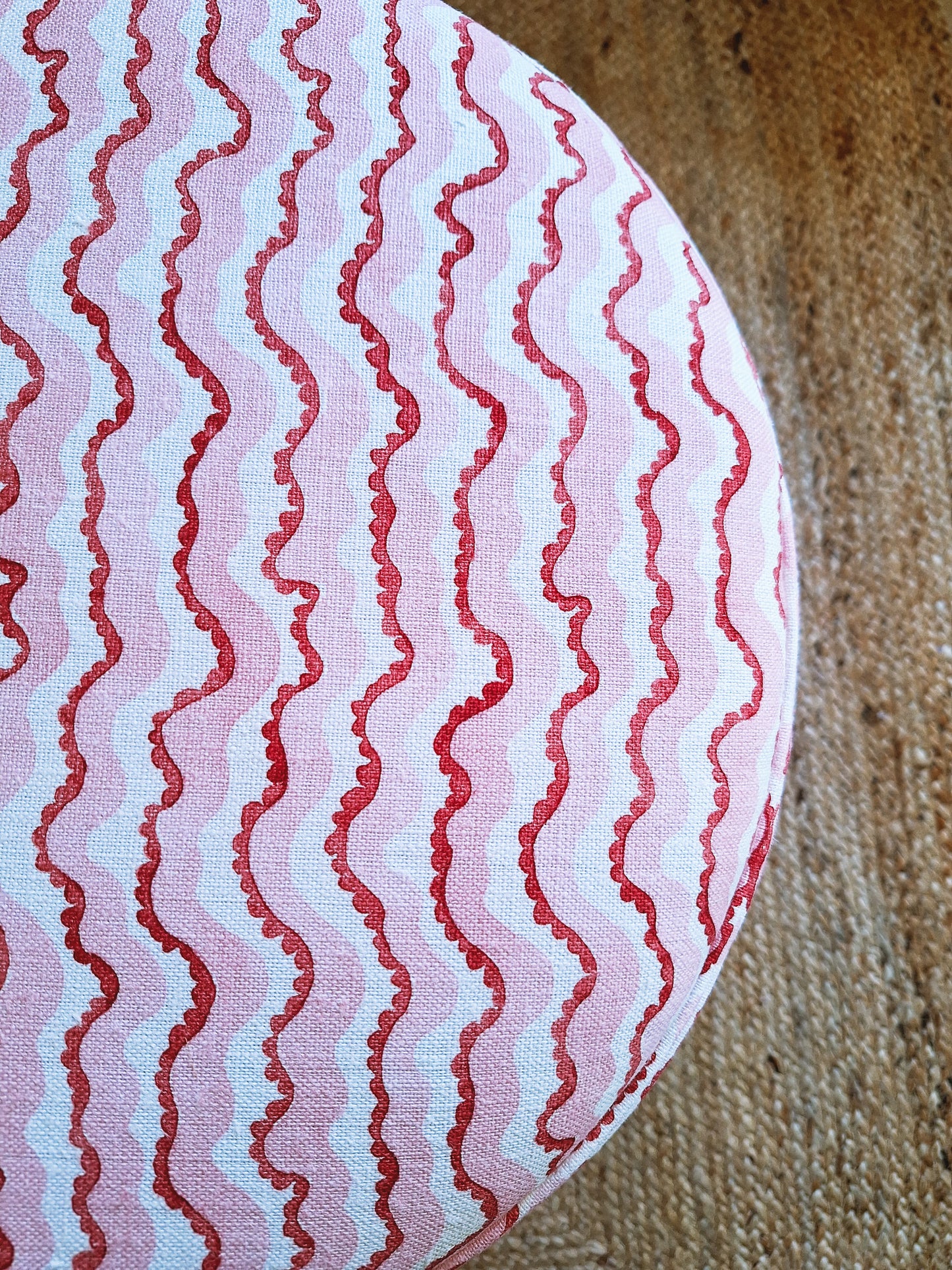 Calder Drum Stool – Linwood Waltzer Linen