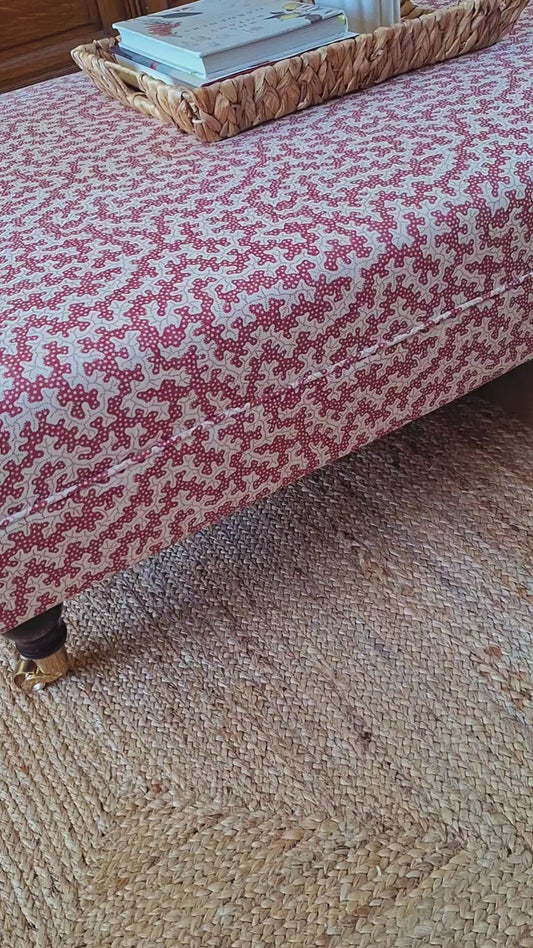 Classic Sanderson Truffle Ottoman