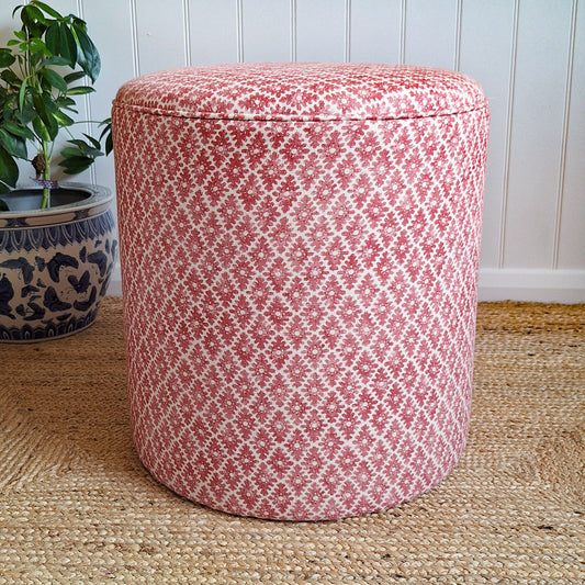 Calder Drum Stool — Linwood Ashfield Linen