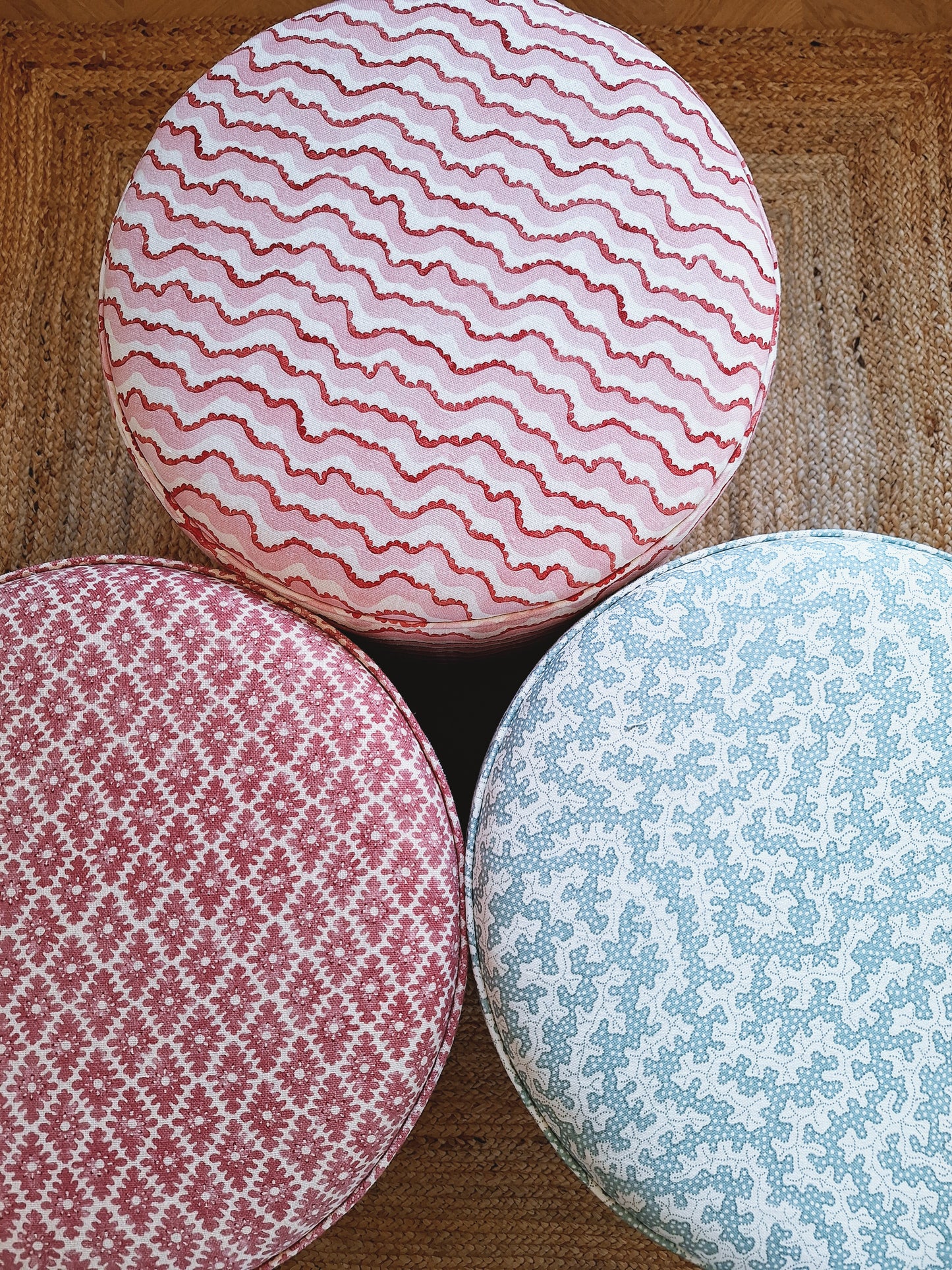 Calder Drum Stool – Linwood Waltzer Linen